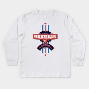 Garagemahalics of America Kids Long Sleeve T-Shirt